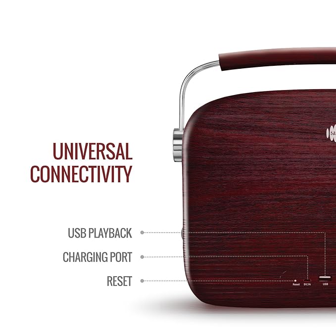 Saregama Carvaan Hindi 🌟 - Portable Music Player with 5000 Preloaded Songs, FM/BT/AUX || 1 Year Warranty || Only 30 Pieces Available😱 - Image 3